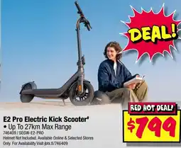 JB Hi-Fi E2 Pro Electric Kick Scooter offer