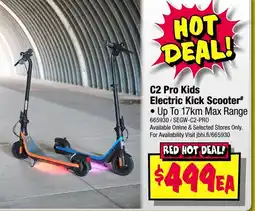JB Hi-Fi C2 Pro Kids Electric Kick Scooter offer