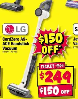 JB Hi-Fi CordZero A9- ACE Handstick Vacuum offer