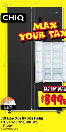 JB Hi-Fi 559 Litre Side By Side Fridge offer