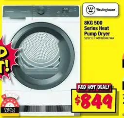 JB Hi-Fi 8KG 500 Series Heat Pump Dryer offer