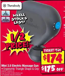 JB Hi-Fi Mini 2.0 Electric Massage Gun offer