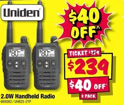 JB Hi-Fi 2.0W Handheld Radio offer