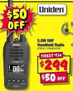 JB Hi-Fi 5.0W UHF Handheld Radio offer