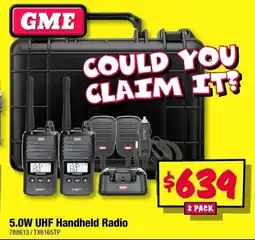 JB Hi-Fi 5.0W UHF Handheld Radio offer