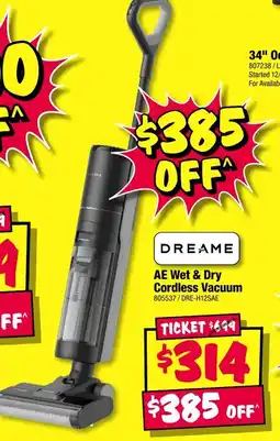 JB Hi-Fi AE Wet & Dry Cordless Vacuum offer