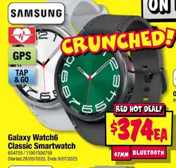JB Hi-Fi Galaxy Watch6 Classic Smartwatch offer