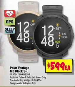 JB Hi-Fi Polar Vantage M3 Black S-L offer
