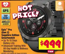 JB Hi-Fi Epix™ Pro (Gen 2) Sapphire Edition Smartwatch offer