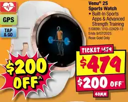 JB Hi-Fi Venu® 2S Sports Watch offer