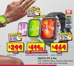 JB Hi-Fi WATCH FIT 4 Pro offer