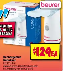 JB Hi-Fi Rechargeable Nebuliser offer