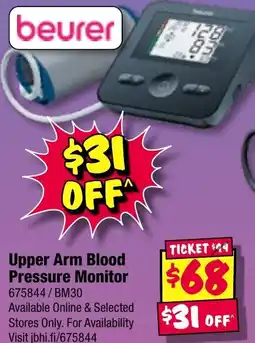 JB Hi-Fi Upper Arm Blood Pressure Monitor offer