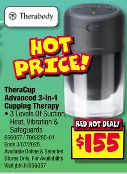 JB Hi-Fi TheraCup Advanced 3-In-1 Cupping Therapy offer