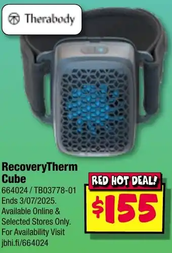 JB Hi-Fi RecoveryTherm Cube offer