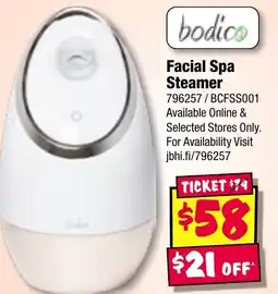 JB Hi-Fi Facial Spa Steamer offer