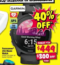 JB Hi-Fi ForerunnerⓇ 255 Music Watch offer