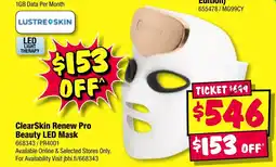 JB Hi-Fi ClearSkin Renew Pro Beauty LED Mask offer