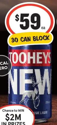 IGA Liquor Tooheys New offer