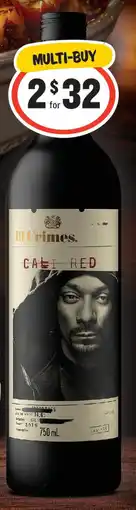 IGA Liquor 19 Crimes Snoop Cali Varieties offer