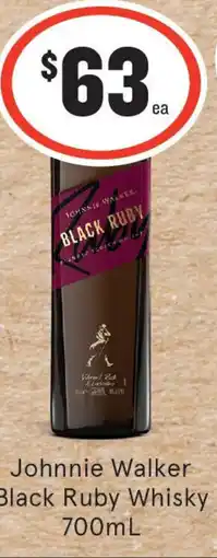 IGA Liquor Johnnie Walker Black Ruby Whisky offer