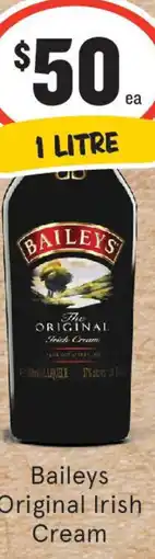 IGA Liquor Baileys Original Irish Cream offer