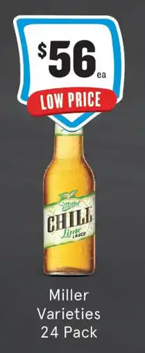 IGA Liquor Miller Varieties 24 Pack offer