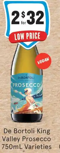 IGA Liquor De Bortoli King Valley Prosecco offer