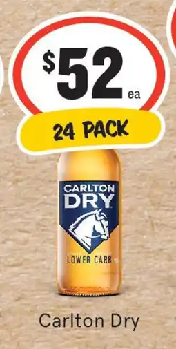 IGA Liquor Carlton Dry offer