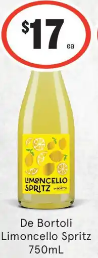 IGA Liquor De Bortoli Limoncello Spritz offer