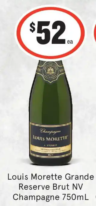 IGA Liquor Louis Morette Grande Reserve Brut NV Champagne offer