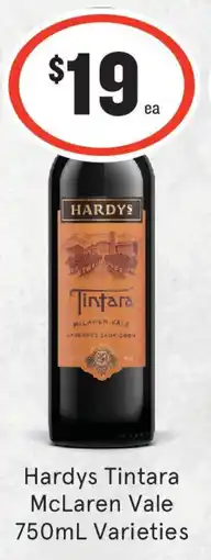 IGA Liquor Hardys Tintara McLaren Vale Varieties offer