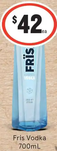 IGA Liquor Fris Vodka offer