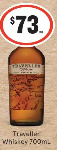 IGA Liquor Traveller Whiskey offer