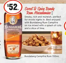 IGA Liquor Bundaberg Campfire Rum offer