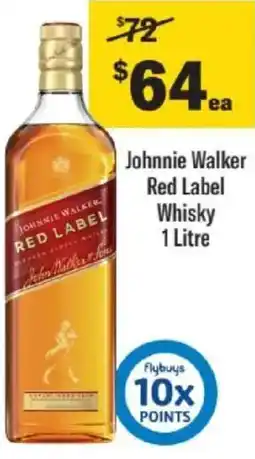 Liquorland Johnnie Walker Red Label Whisky offer