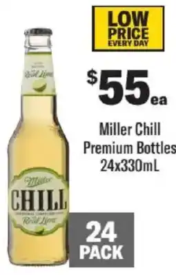 Liquorland Miller Chill Premium Bottles offer