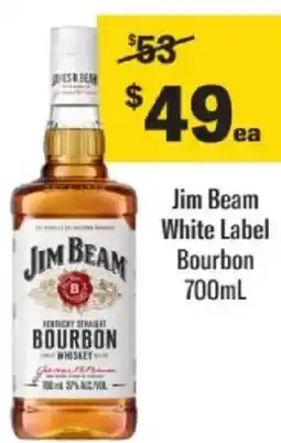 Liquorland Jim Beam White Label BOURBON offer