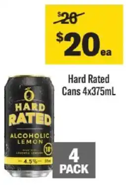 Liquorland Hard Rated Cans offer