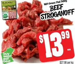Farmer Jack's WA Grass Fed BEEF STROGANOFF offer