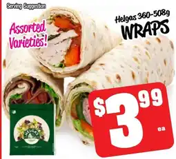 Farmer Jack's Helgas WRAPS offer