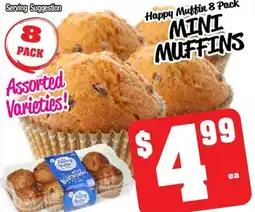 Farmer Jack's Happy Muffin & Pack MINI MUFFINS offer