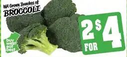 Farmer Jack's WA Grown Bunches of BROCCOLI offer
