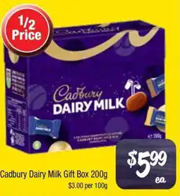 Farmer Jack's Cadbury Dairy Milk Gift Box offer