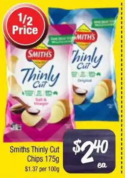 Farmer Jack's Smiths Thinly Cut Chips offer