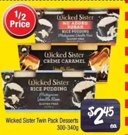 Farmer Jack's Wicked Sister Twin Pack Desserts offer