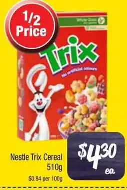 Farmer Jack's Nestle Trix Cereal offer