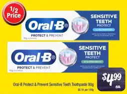 Farmer Jack's Oral-B Protect & Prevent Sensitive Teeth Toothpaste offer