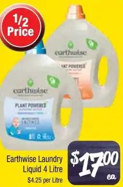 Farmer Jack's Earthwise Laundry Liquid offer