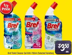 Farmer Jack's Bref Toilet Cleaner Gel (Selected Varieties) offer